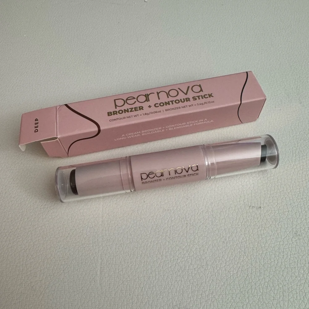 Pear Nova bronzer, and contour stick